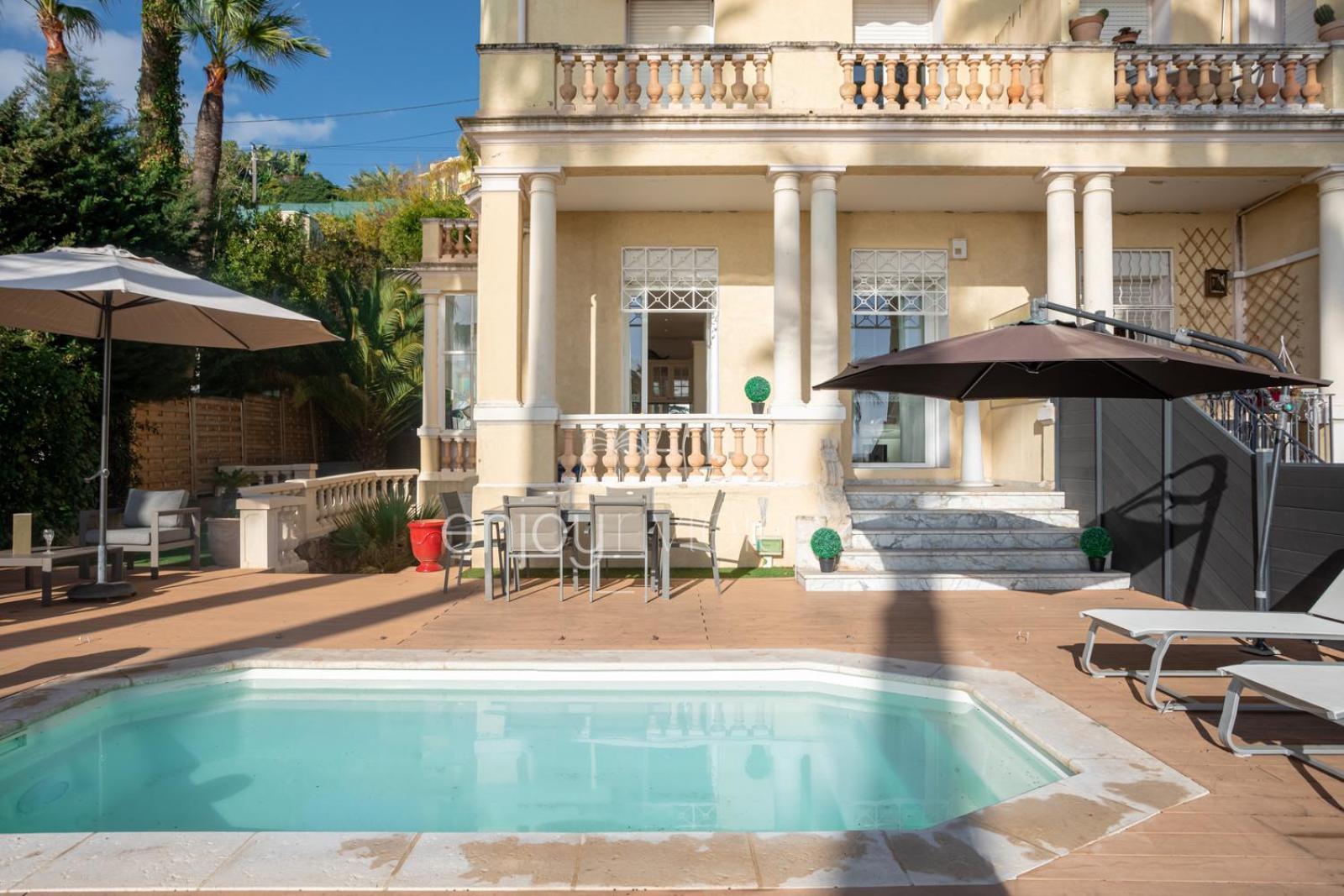 " Paradis En Rez De Jardin " Standing - Vue Mer - Piscine Privee Vallauris Exterior foto